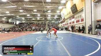 150 lbs Champ. Round 1 - Ryder Williams, Snowflake vs Jalen Alcott, Monument Valley