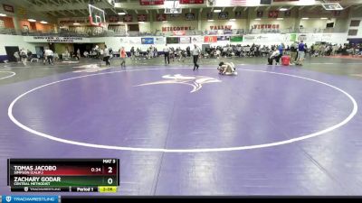 149 lbs Cons. Round 3 - Tomas Jacobo, Simpson (Calif.) vs Zachary Godar, Central Methodist