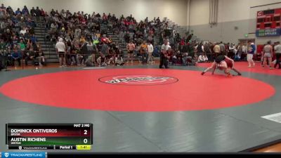 215 lbs Semifinal - Austin Richens, Uintah vs Dominick Ontiveros, Brush