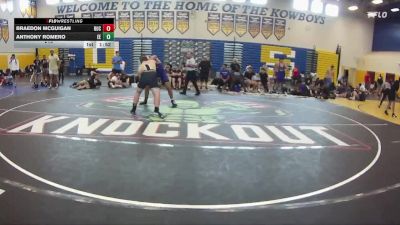 215 lbs Round 4 (8 Team) - Anthony Romero, Eagle Empire vs Braedon McGuigan, Buchholz