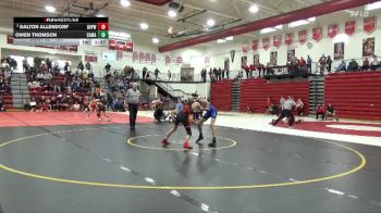 120 lbs Quarterfinal - Dalton Allendorf, Davenport West vs Owen Thomson, Camanche