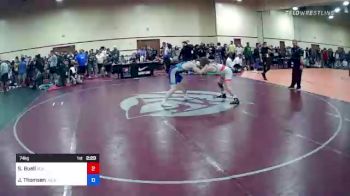 74 kg Quarters - Stoney Buell, Boilermaker RTC vs Jack Thomsen, Jackrabbit Wrestling Club