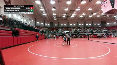 106 lbs Champ. Round 1 - Camden Sortor, Lewisville Flower Mound vs Drew Brinkmeier, Keller