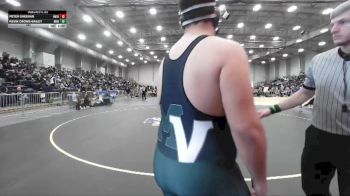 285 lbs Round 1 (3 Team) - Kevin Crowe-Bailey, Minisink Valley vs Peter Sheehan, Niagara Wheatfield Sr HS