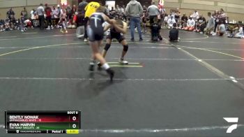 107 lbs Round 3 (6 Team) - Evan Marvin, The Funky Singlets vs Bently Nowak, Untouchables White
