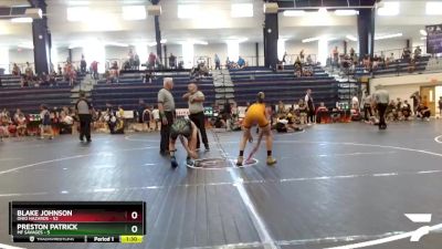 95 lbs Round 2 (6 Team) - PRESTON PATRICK, MF Savages vs Blake Johnson, Ohio Hazards