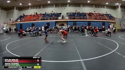 157 lbs Cons. Round 4 - Matai Hughes, Our Lady Of Mt. Carmel vs Dylan Briles, Archbishop Spalding