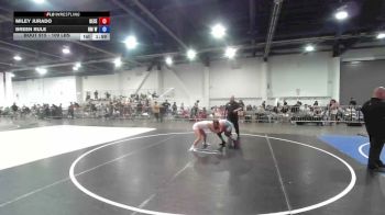 109 lbs Rr Rnd 2 - Miley Jurado, Desert Dogs WC vs Breen Rule, NM Wolf Pack