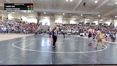 AA 144 lbs Champ. Round 1 - James Sink, Kirkwood High School vs Riddeck Romano, Independence High School