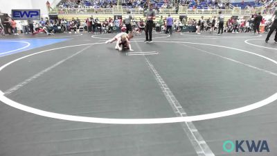 75 lbs Consi Of 8 #2 - Weston Palmer, Grover Rains Wrestling Club vs Aiden Calvert, Bartlesville Wrestling Club