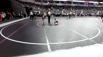 46 lbs Quarterfinal - Elly Broman, Terminator Wr Ac vs Caliyah Cruz, Grindhouse
