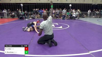 95 lbs Consi-qtrs - Ryder Linker, Spring Grove vs Zachary Boudreau, Baldwinsville