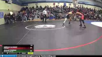 120 lbs Cons. Round 2 - Emaan Sandhu, Republic/Curlew vs Adrian Alvarez, Granger