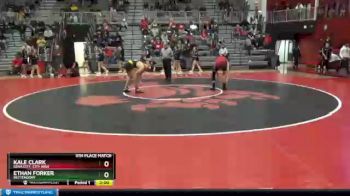 160 lbs 5th Place Match - Ethan Forker, Bettendorf vs Kale Clark, Iowa City, City High