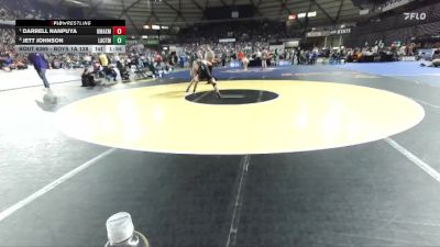 Boys 1A 138 lbs Quarterfinal - Darrell Nanpuya, Omak vs Jett Johnson, La Center