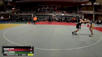 93 lbs Quarterfinals (8 Team) - Ehann Faris, Minneota vs Jace Conway, Caledonia/Houston