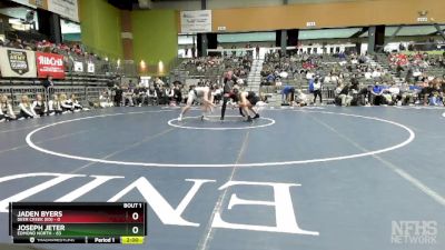 150 lbs Quarterfinals (8 Team) - Joseph Jeter, EDMOND NORTH vs Jaden Byers, DEER CREEK (ED)