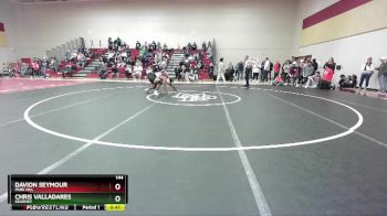 144 lbs Cons. Round 3 - Chris Valladares, KEARNEY vs Davion Seymour, PARK HILL