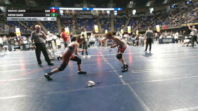135 lbs Consy 4 - Brock Lewis, Cambria Heights vs Kevin Dare, State College