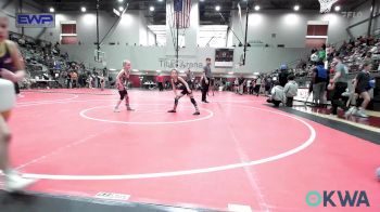 58 lbs Rr Rnd 2 - Emyle Thompson, HURRICANE WRESTLING ACADEMY vs Nevalee Petty, Skiatook Youth Wrestling