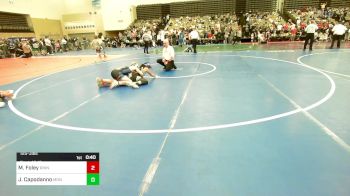 125-J lbs Quarterfinal - Maxwell Foley, Rhino Wrestling vs Jasmine Capodanno, Monroe Twp