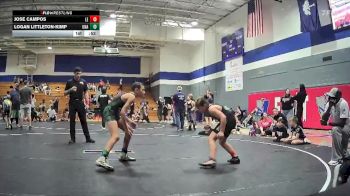 85 lbs Round 3 - Jose Campos, Summerville Take Down vs Logan Littleton-Kimp, Unaffiliated