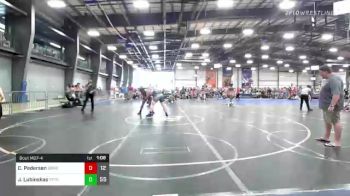 285 lbs Rr Rnd 1 - Colin Pedersen, Beach Boyz Wrestling vs Joe Lubinskas, Terps Xtreme HS