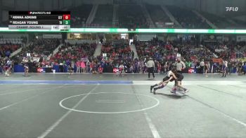 80 lbs Champ. Round 1 - Kenna Adkins, Slyfox vs Reagan Young, Team Haysville