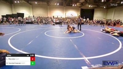 92 lbs Rr Rnd 1 - Luke Mendez, North DeSoto Wrestling Academy vs Bruce Vanderhoeven, North DeSoto Wrestling Academy