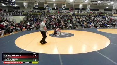 126 lbs Semifinal - Cale Quaintance, Marathon vs Jack Schauer, St. Croix Central