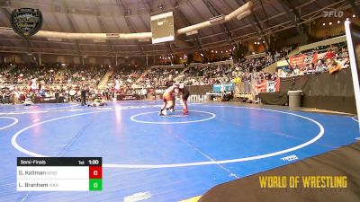 130 lbs Semifinal - George Kollman, Nebraska Boyz vs Lex Branham, Vian Wrestling Club