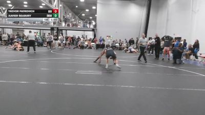 120 lbs Quarterfinals (8 Team) - Xavier Seabury, Savage WA Nightmares vs Trevor Patrovich, Barn Brothers BlueWave