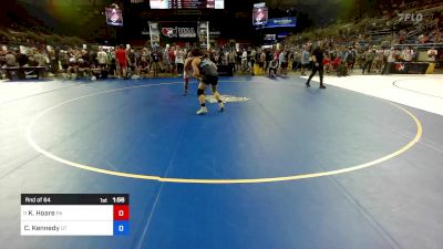 190 lbs Rnd Of 64 - Kendahl Hoare, PA vs Connor Kennedy, UT