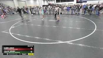 110 lbs Champ. Round 1 - Chloe Wehry, Pursuit Wrestling Minnesota vs Aubri Joray, Franklin Wrestling Club