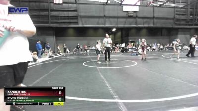 88 lbs Cons. Round 3 - River Briggs, South Central Punishers vs Xander Hix, Maize Wrestling Club