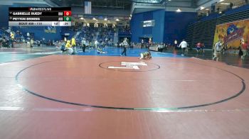 110 lbs Cons. Round 4 - Gabrielle Ruedy, Bernards vs Peyton Brining, Audubon