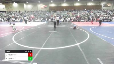 58 lbs 3rd Place - Lexi Houtz, McKenzie River Mat Club vs Amani Lynn, Orland Wrestling