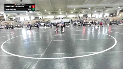 85 lbs Cons. Semi - Collin Kirk, Buccaneer Wrestling Club vs Fletcher Thompson, Rabbit Wrestling Club