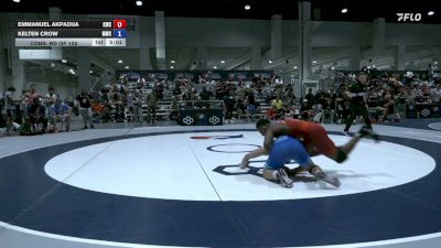 74 kg Cons. Rd Of 128 - Emmanuel Akpadija, Knights Wrestling Club vs Kelten Crow, Mustang Wrestling Club
