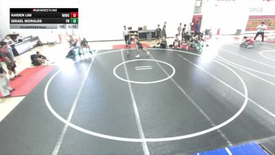 126 lbs Quarterfinal - Kaiden Lim, War Room Wreslting Club vs Israel Morales, Pounders WC