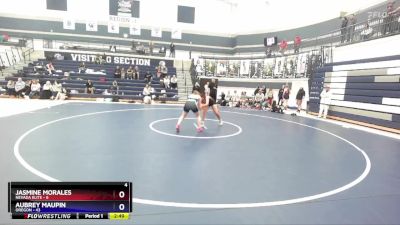 155 lbs Finals (2 Team) - Jasmine Morales, Nevada Elite vs Aubrey Maupin, Oregon