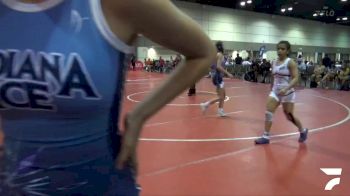 105 lbs Round 3 (8 Team) - Khloe Weber, Indiana Ice vs Daphne Pavnica, MXW Purple