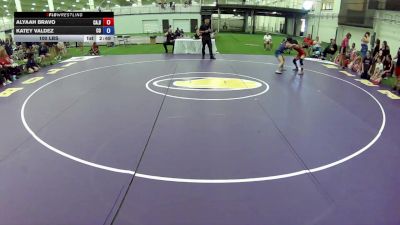 100 lbs Alyaah Bravo, California Blue vs Katey Valdez, Colorado