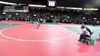 84 lbs Cons. Round 2 - Caleb Roppel, BKV1 vs Luke Helberg, NAP2