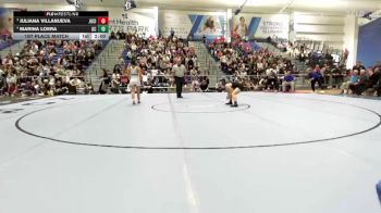 115 lbs 1st Place Match - Marina Loera, Garden City vs Juliana Villanueva, Junction City