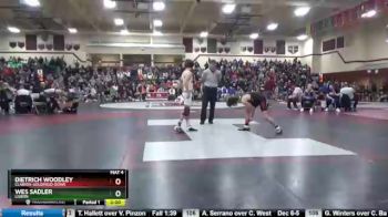 106 lbs Cons. Round 1 - Dietrich Woodley, Clarion-Goldfield-Dows vs Wes Sadler, Lisbon