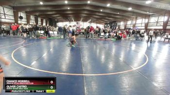 160 lbs Quarterfinal - Oliver Castro, North Sevier Wolf Pack vs Chance Morrell, Sons Of Atlas Wrestling Club