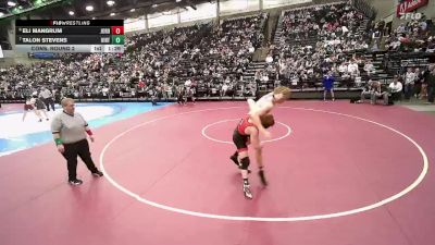 4A 165 lbs Cons. Round 2 - Talon Stevens, Uintah vs Eli Mangrum, Jordan