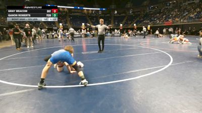 125 lbs Round Of 16 - Gray Beacom, United vs Ganon Roberts, Penncrest