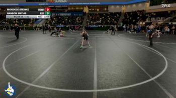 100 lbs Champ. Round 1 - Mckenzie Steinke, New Lenox (Lincoln-Way Central) vs Ransom Mathis, Waukon